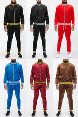 status Velour Track Set Luxury Comfortable Matching Outfit